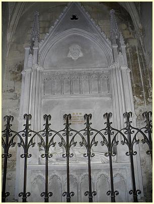Uzès - Grab von Bonaventure Baüyn Kathedrale Saint-Théodorit