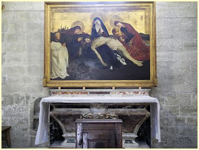 Chapelle Saint Marc, Gemälde La Pietà de Villneuve-lès-Avignon Collégiale Notre-Dame